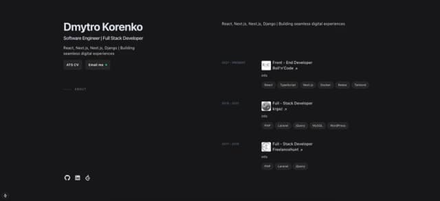 Personal website